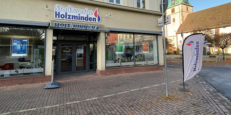 Kundenbüro der Stadtwerke Holzminden am Markt Samstag geschlossen