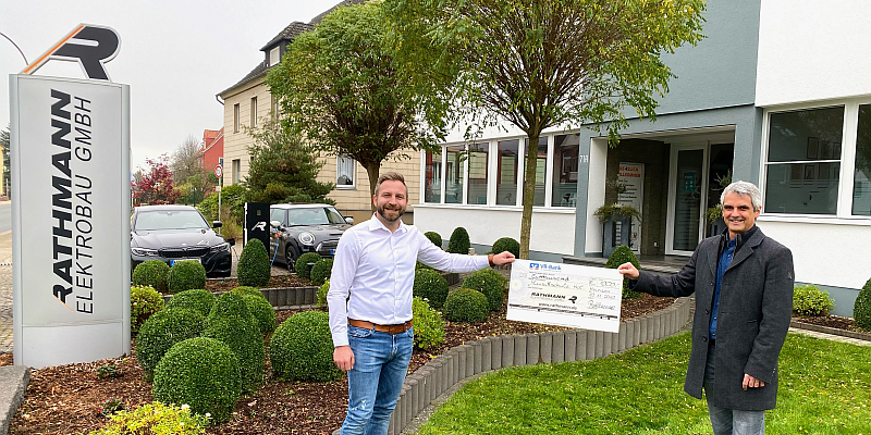 Rathmann Elektrobau GmbH unterstützt Musikschule Holzminden und TSV Ottenstein mit Spende