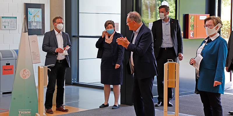 Ministerpräsident Stephan Weil zu Besuch an der Paul-Gerhardt-Schule Dassel