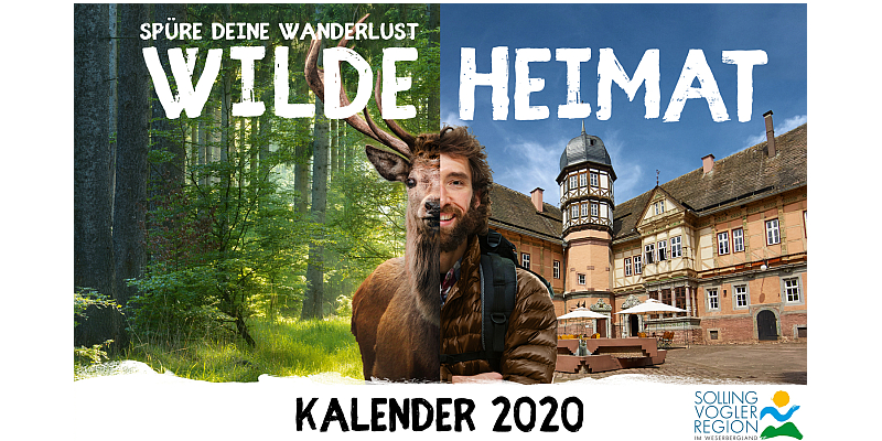 Mit der Wilden Heimat durch das Jahr 2020: Solling-Vogler-Region im Weserbergland präsentiert wilden Kalender